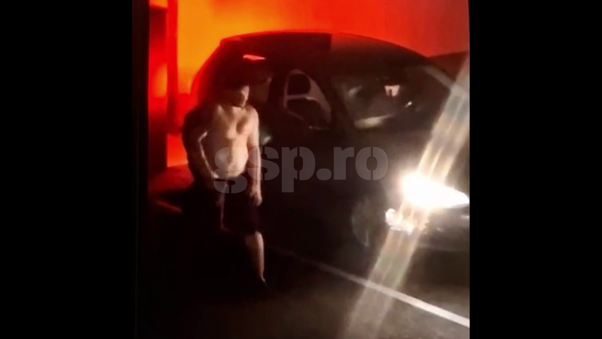 „Dodel” a comis-o din nou! Cristi Tănase, filmat beat și dezbrăcat în miez de noapte, după ce a făcut scandal într-un local din Bragadiru