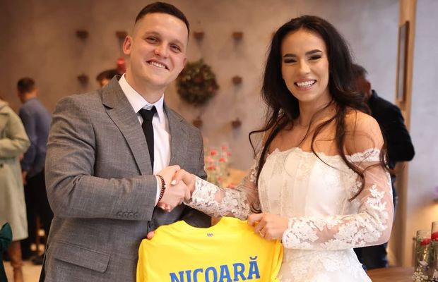 „Cea mai frumoasă fotbalistă din România” s-a cununat religios cu fostul preparator al naționalei