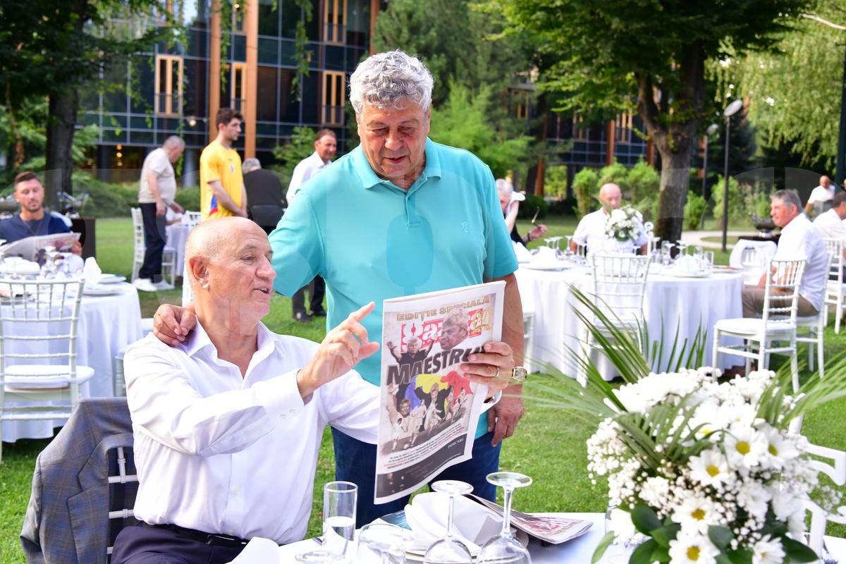 Mircea Lucescu și-a serbat luni ziua de naștere! Nume uriașe din fotbalul românesc la petrecerea selecționerului
