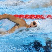 David Popovici, după seriile la 200 m liber în bazinul din Singapore / FOTO: GettyImages