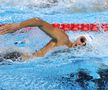 David Popovici, după seriile la 200 m liber în bazinul din Singapore / FOTO: GettyImages
