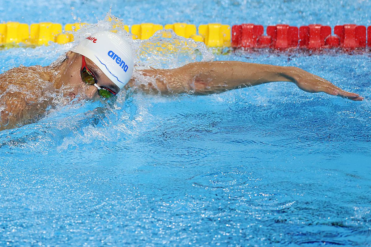 Pan Zhanle, ELIMINAT după prima bătălie cu David Popovici la Campionatele Mondiale de natație din Singapore