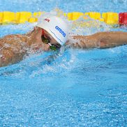 David Popovici, după seriile la 200 m liber în bazinul din Singapore / FOTO: GettyImages