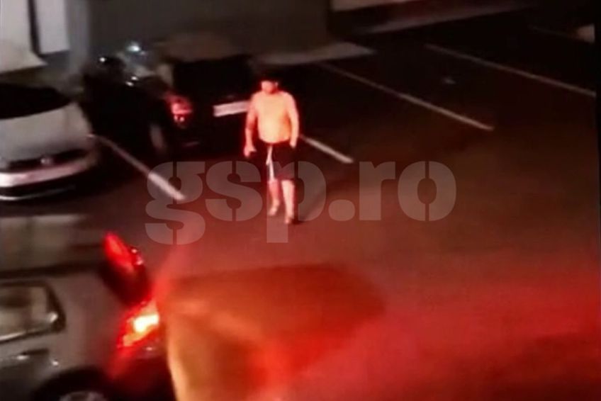 GALERIE FOTO „Dodel” a comis-o din nou! Cristi Tănase, filmat beat și dezbrăcat în miez de noapte, după ce a făcut scandal într-un local din Bragadiru
