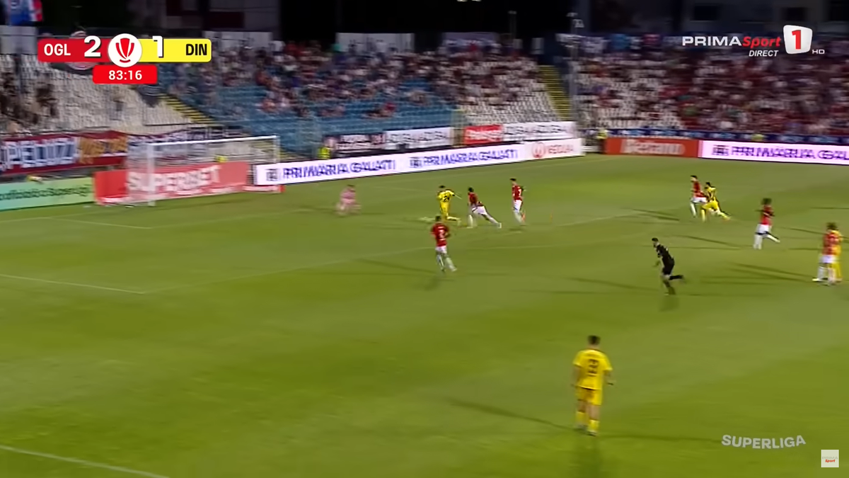 Ratarea uriașă a lui Caragea în Oțelul - Dinamo