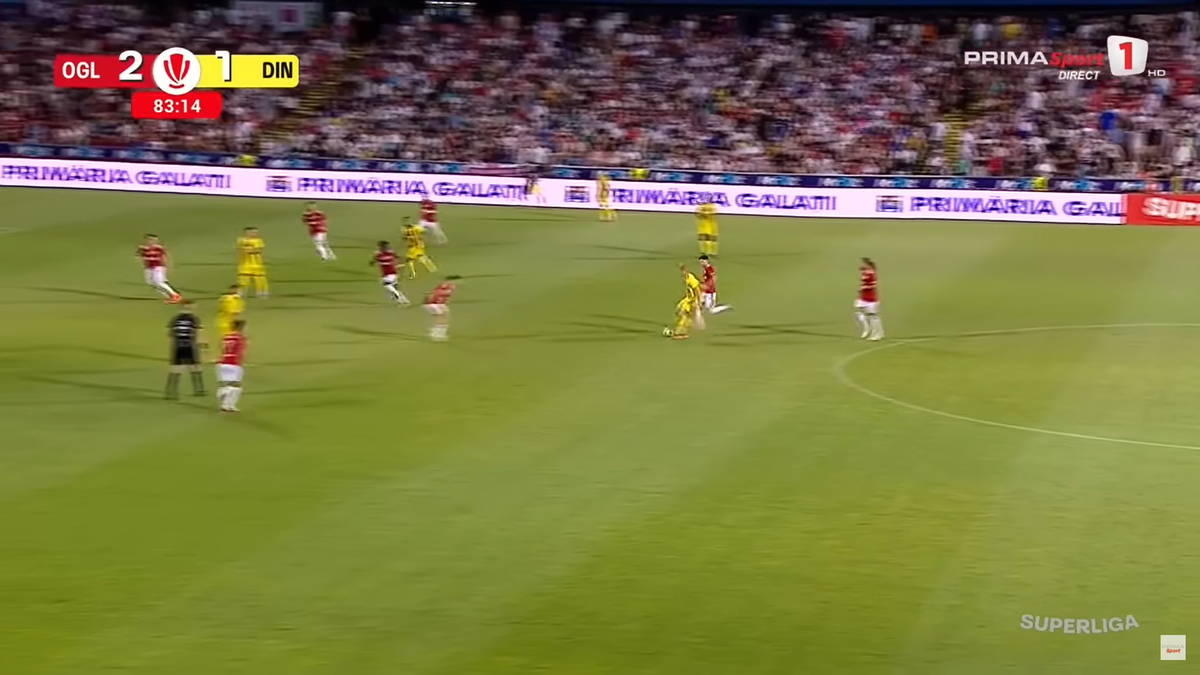 Ratarea uriașă a lui Caragea în Oțelul - Dinamo