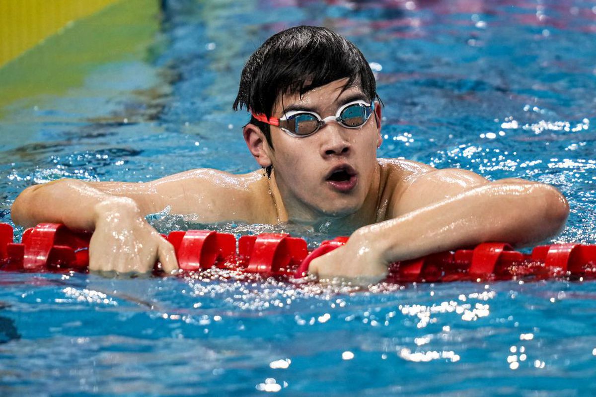 Pan Zhanle, ELIMINAT după prima bătălie cu David Popovici la Campionatele Mondiale de natație din Singapore