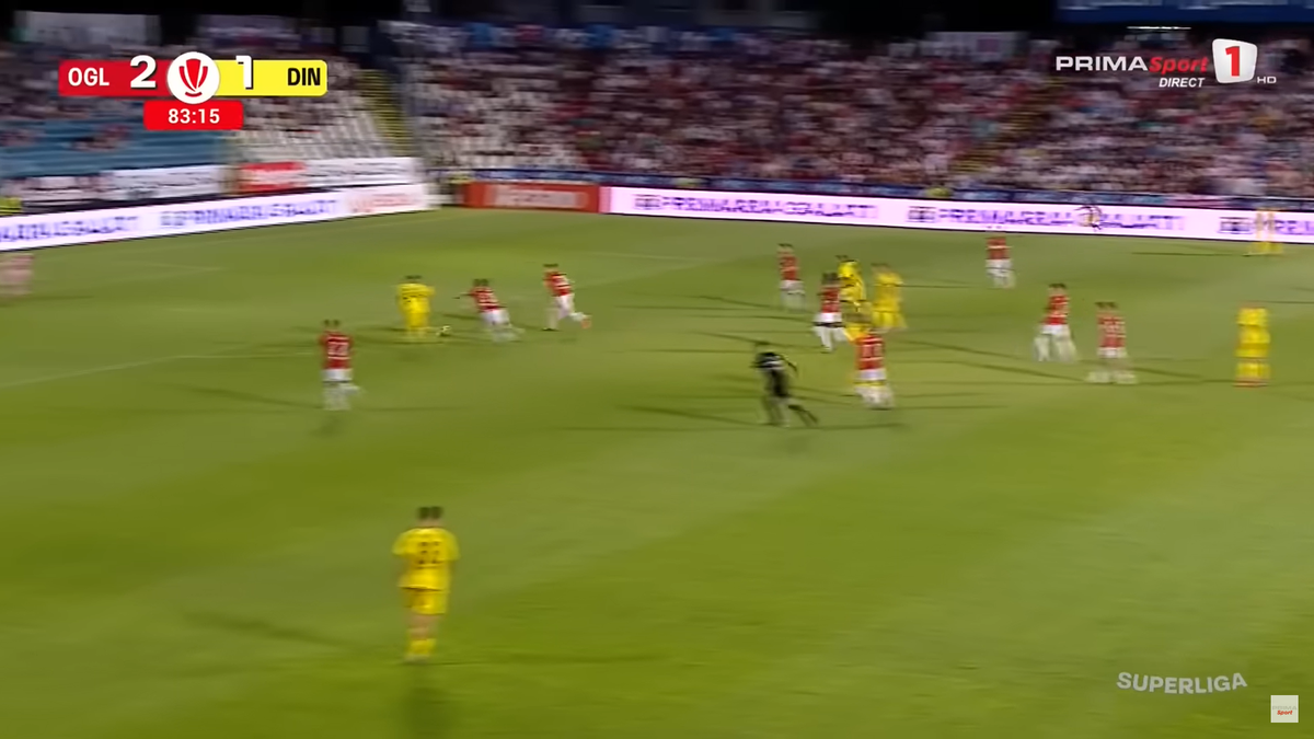 Ratarea uriașă a lui Caragea în Oțelul - Dinamo