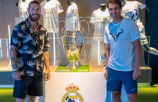 FOTO 111 trofee într-o singură poză! Sergio Ramos și Rafael Nadal, întâlnirea coloșilor spanioli