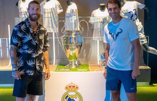 FOTO 111 trofee într-o singură poză!  Sergio Ramos și Rafael Nadal, întâlnirea coloșilor spanioli