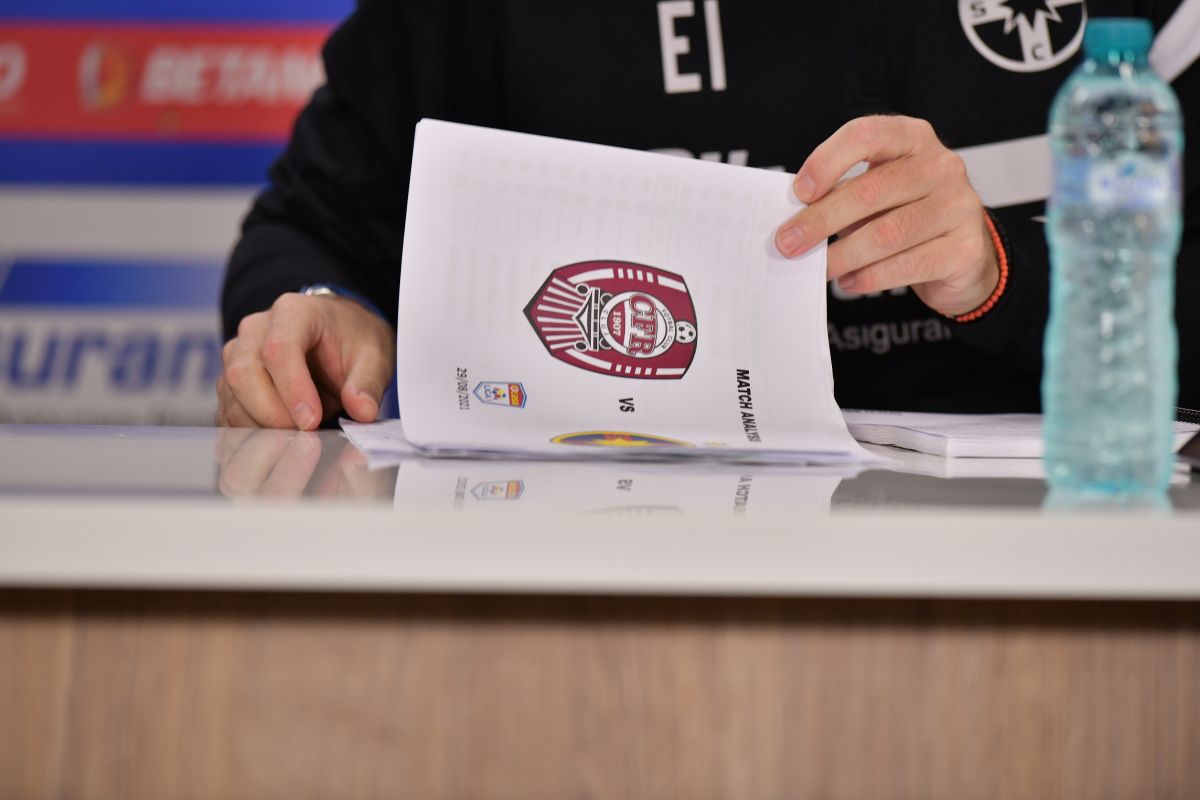 Conferință de presă - Edi Iordănescu, înainte de CFR Cluj - FCSB