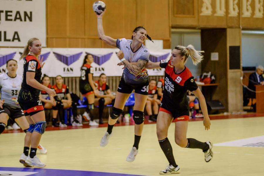 Mădălina Zamfirescu, cea mai bună jucătoare a Gloriei FOTO Dan Potor CSM București și Gloria Buzău vor juca finala Cupei României