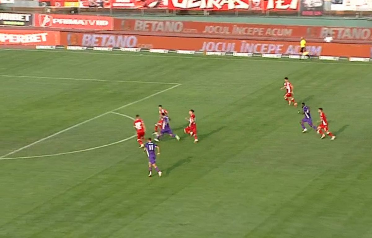 Cristi Tănase, gol de senzație în poarta lui Dinamo! Borna atinsă de mijlocașul lui FC Argeș