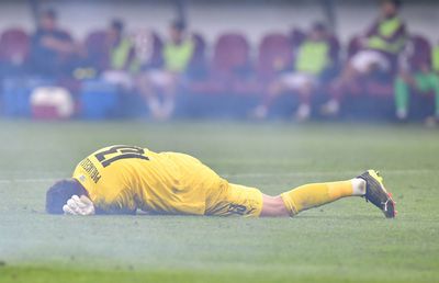 „Gest inconștient!” » Probleme cu fanii în Rapid - CSU Craiova! Săpunaru, apel către galerie