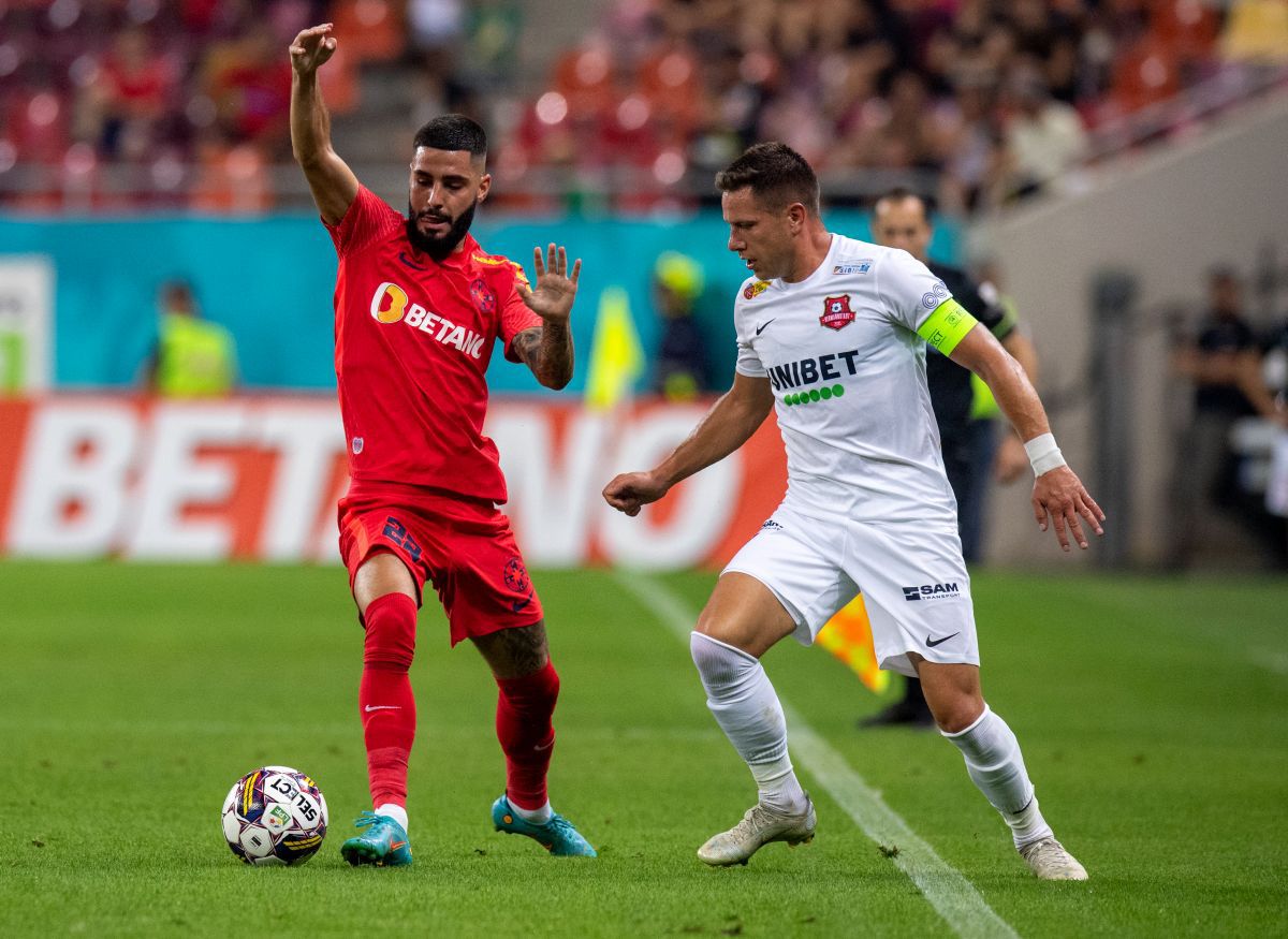 Suspect de fisură de metatarsian! Primul verdict în cazul titularului de la FCSB ieșit accidentat cu Hermannstadt