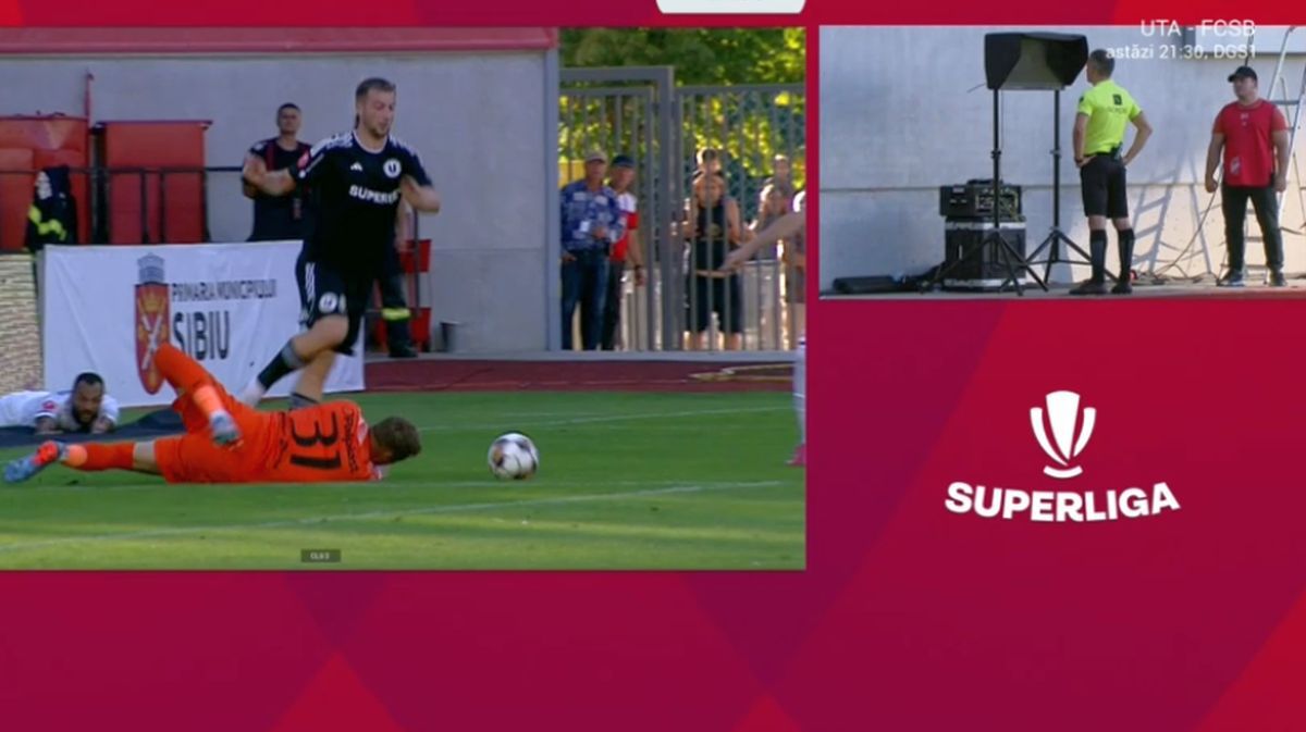 Fază de penalty Hermannstadt - U Cluj