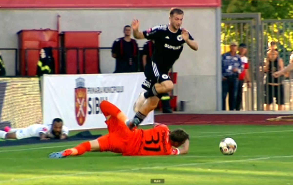 Fază de penalty Hermannstadt - U Cluj