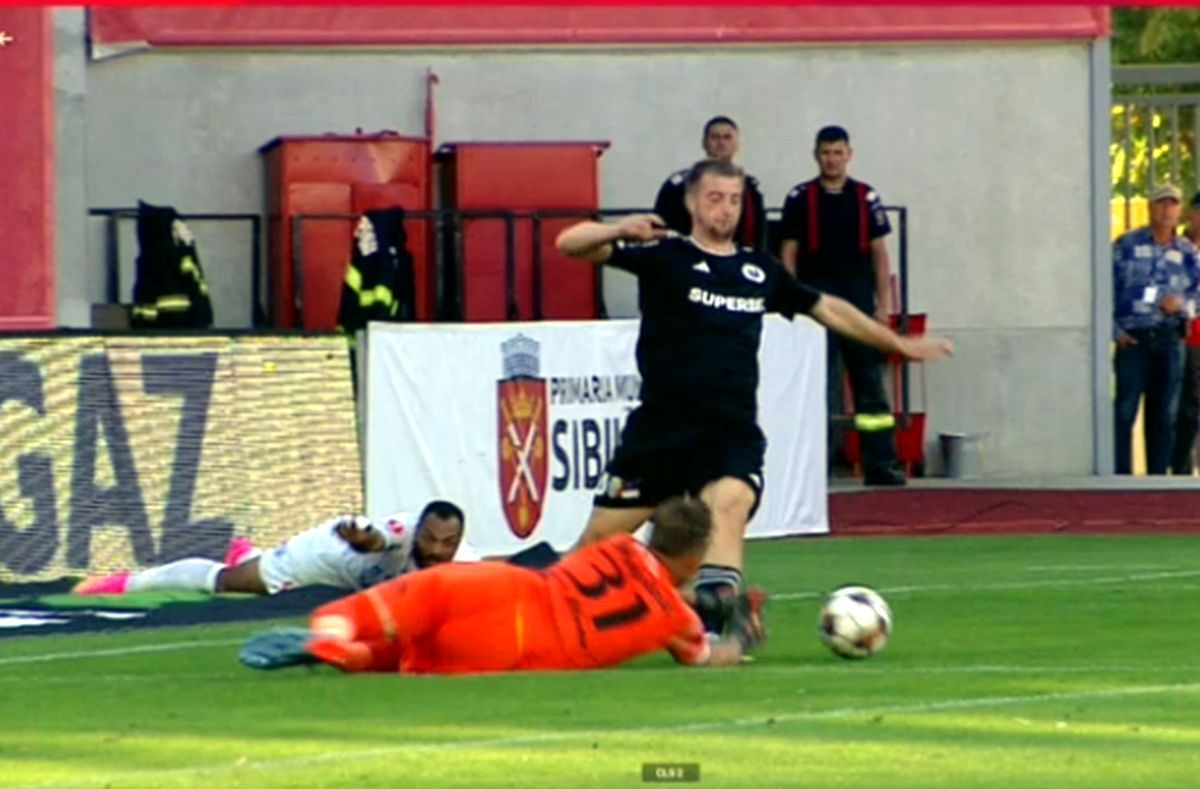 Fază de penalty Hermannstadt - U Cluj