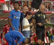 Vlad Chiricheș, accidentare în UTA - FCSB / FOTO: Captură TV @Digi Sport 1