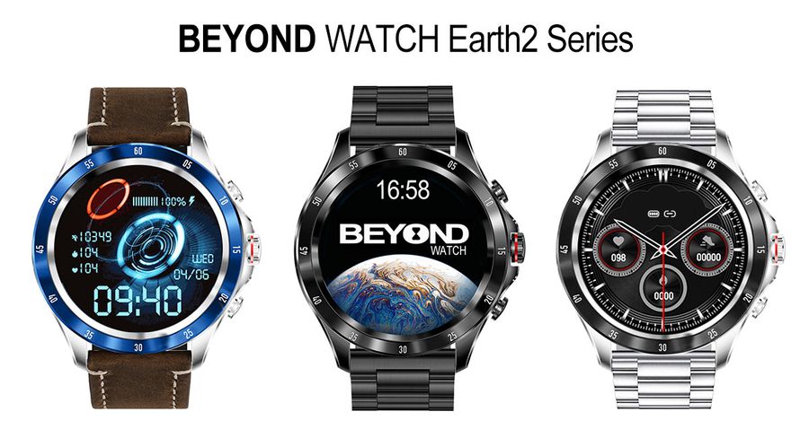 BEYOND Watch EARTH2: Un smartwatch elegant cu funcții avansate de sănătate și conectivitate