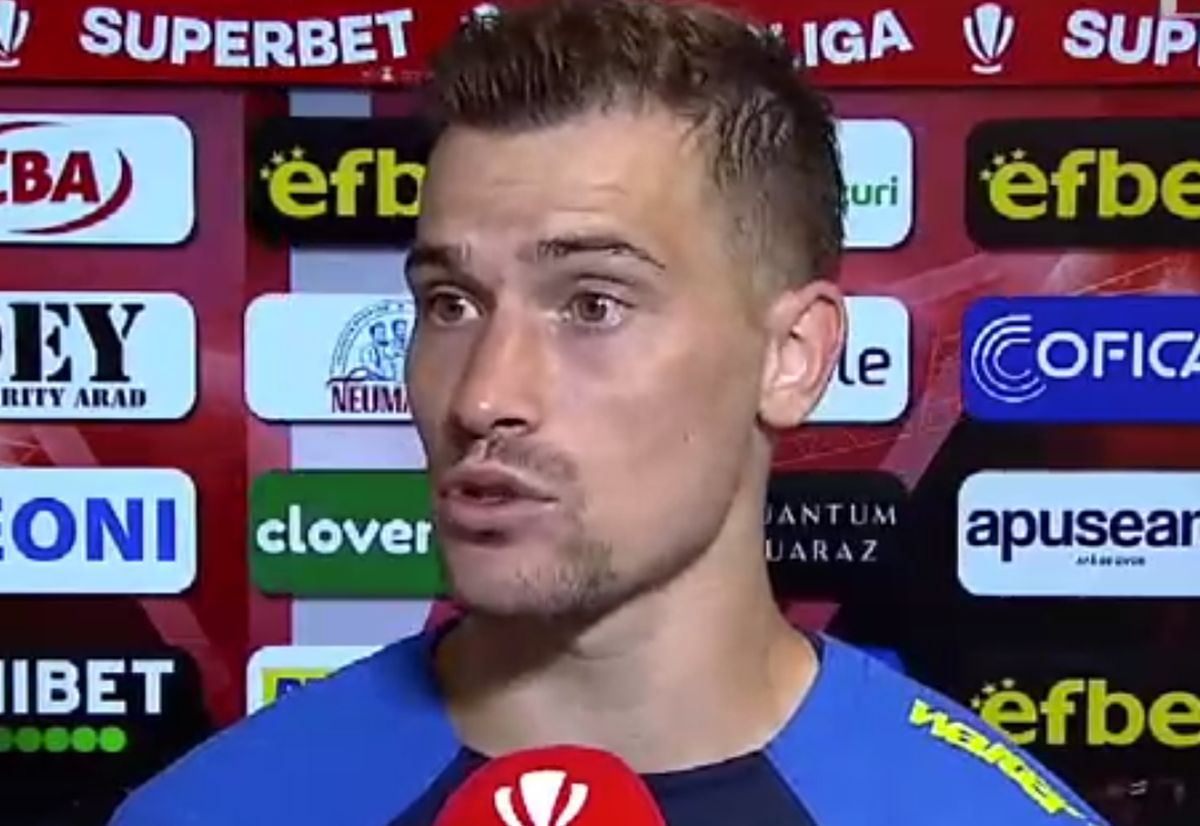 Darius Olaru a ieșit la atac după eșecul cu UTA: „Știm de ce a dat penalty! Știm cine era în camera VAR”