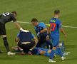 Vlad Chiricheș, accidentare în UTA - FCSB / FOTO: Captură TV @Digi Sport 1