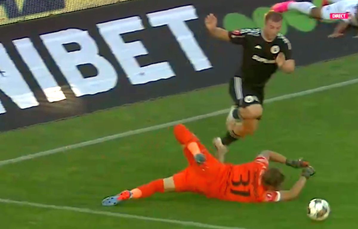 Fază de penalty Hermannstadt - U Cluj