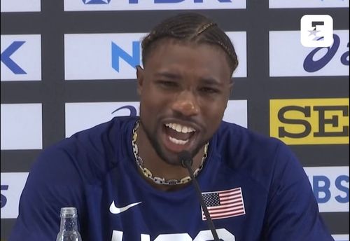 Americanul Noah Lyles a cucerit trei medalii de aur la Campionatele Mondiale de atletism. Atletul în vârstă de 26 de ani a oferit un discurs viral la finalul competiției.