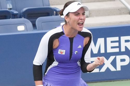 Gabriela Ruse a învins-o pe Barbora Krejcikova la US Open // sursă foto: Twitter @ WTA