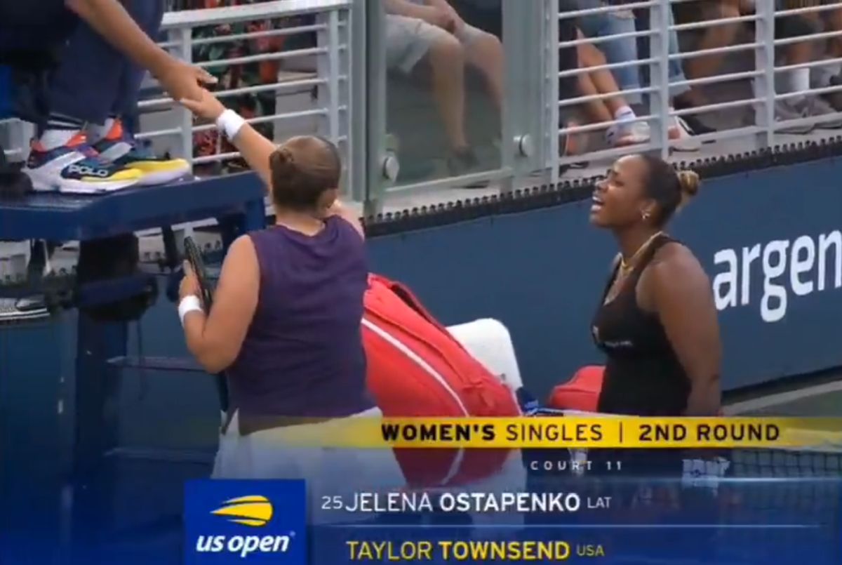 Altercație aprinsă la fileu între Ostapenko și Townsend