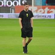 FCSB - Aberdeen, imagini de la încălzire. FOTO: Ionuț Iordache