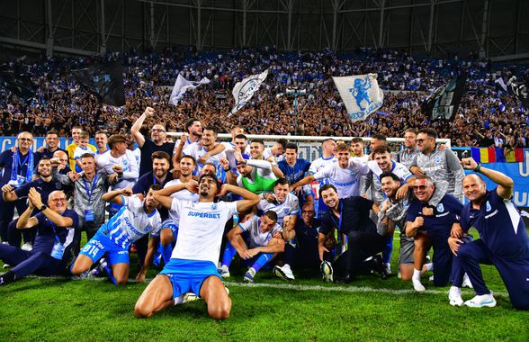 Fiesta pe gazon, după ce Universitatea Craiova a obținut calificarea istorică în Conference League