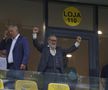 Ce a făcut Gigi Becali, la pauza partidei dintre FCSB și Aberdeen // foto: Ionuț Iordache