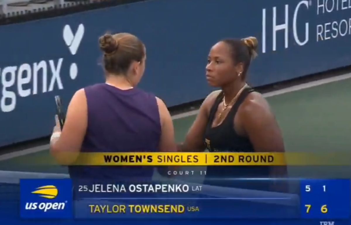 Altercație aprinsă la fileu între Ostapenko și Townsend