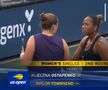 Altercație aprinsă la fileu între Ostapenko și Townsend