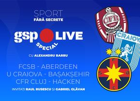 FCSB și Universitatea Craiova s-au calificat, CFR Cluj a jucat pentru onoare » Analiza, la GSP Live Special