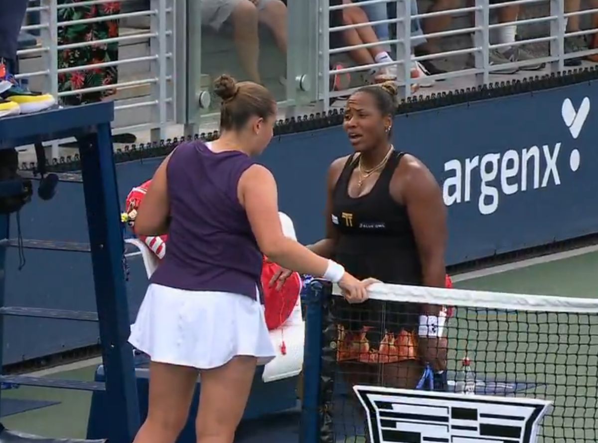 Altercație aprinsă la fileu între Ostapenko și Townsend