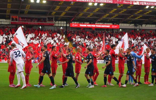 După duelul cu Aberdeen, britanicii au rămas cu gândul la un fotbalist de la FCSB: „Excelent, foarte eficient!”