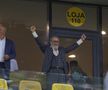 Ce a făcut Gigi Becali, la pauza partidei dintre FCSB și Aberdeen // foto: Ionuț Iordache