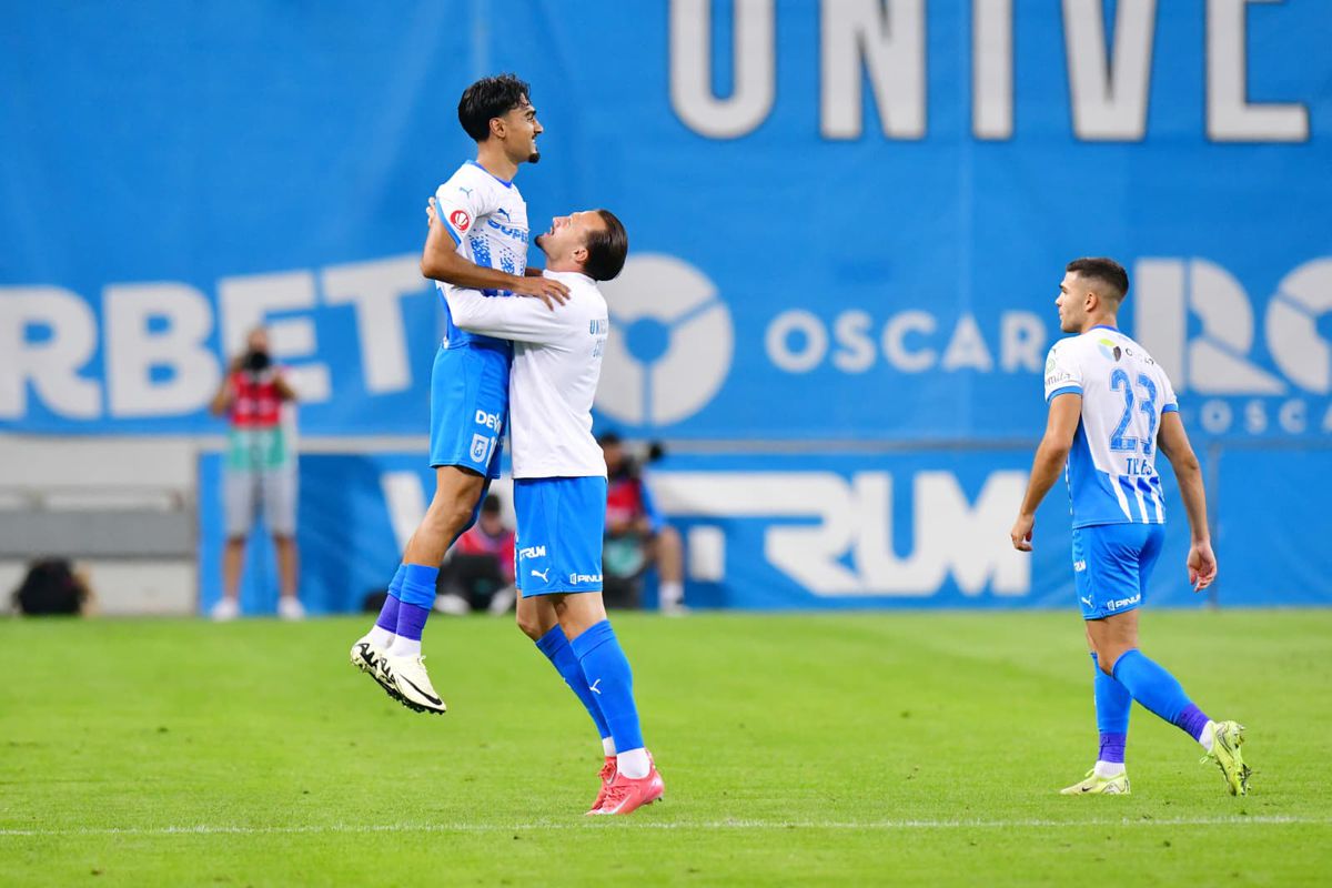 Imagini din prima repriză de la Universitatea Craiova - Bașakșehir