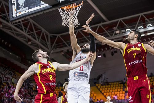 Spania, învinsă de Georgia la EuroBasket 2025/Foto: fiba.basketball