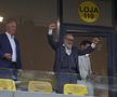 Ce a făcut Gigi Becali, la pauza partidei dintre FCSB și Aberdeen // foto: Ionuț Iordache