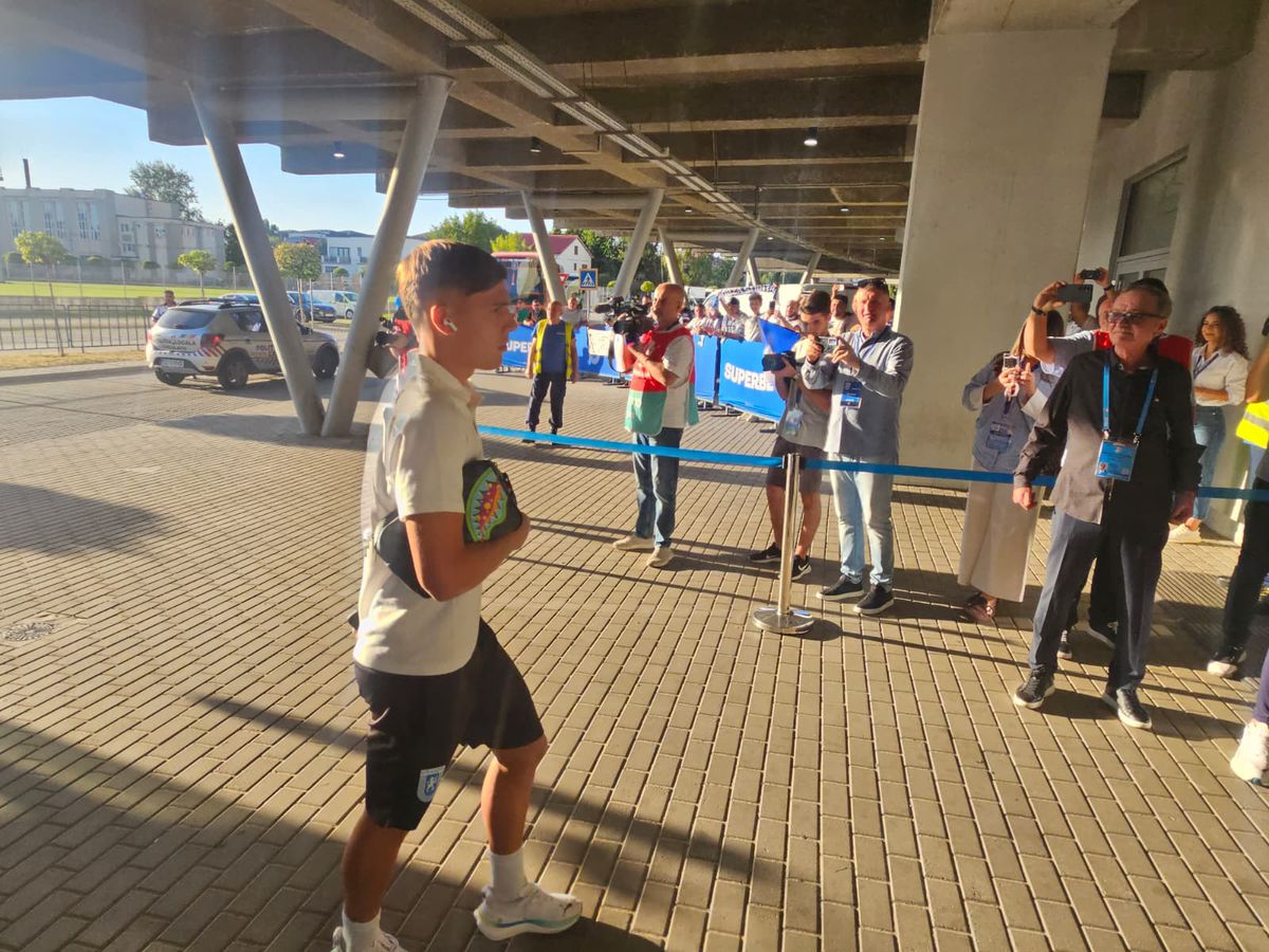 Universitatea Craiova - Bașakșehir, imagini înainte de partidă