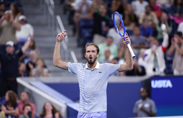 Daniil Medvedev, amendat cu 42.500 de dolari după comportamentul deplasat în meciul din turul 1 la US Open