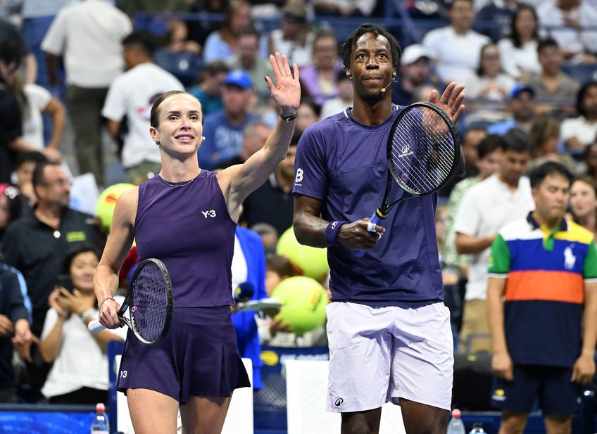Elina Svitolina și Gael Monfils / FOTO: Imago