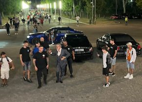 Cum a apărut Gigi Becali la FCSB - Aberdeen