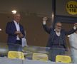 Ce a făcut Gigi Becali, la pauza partidei dintre FCSB și Aberdeen // foto: Ionuț Iordache