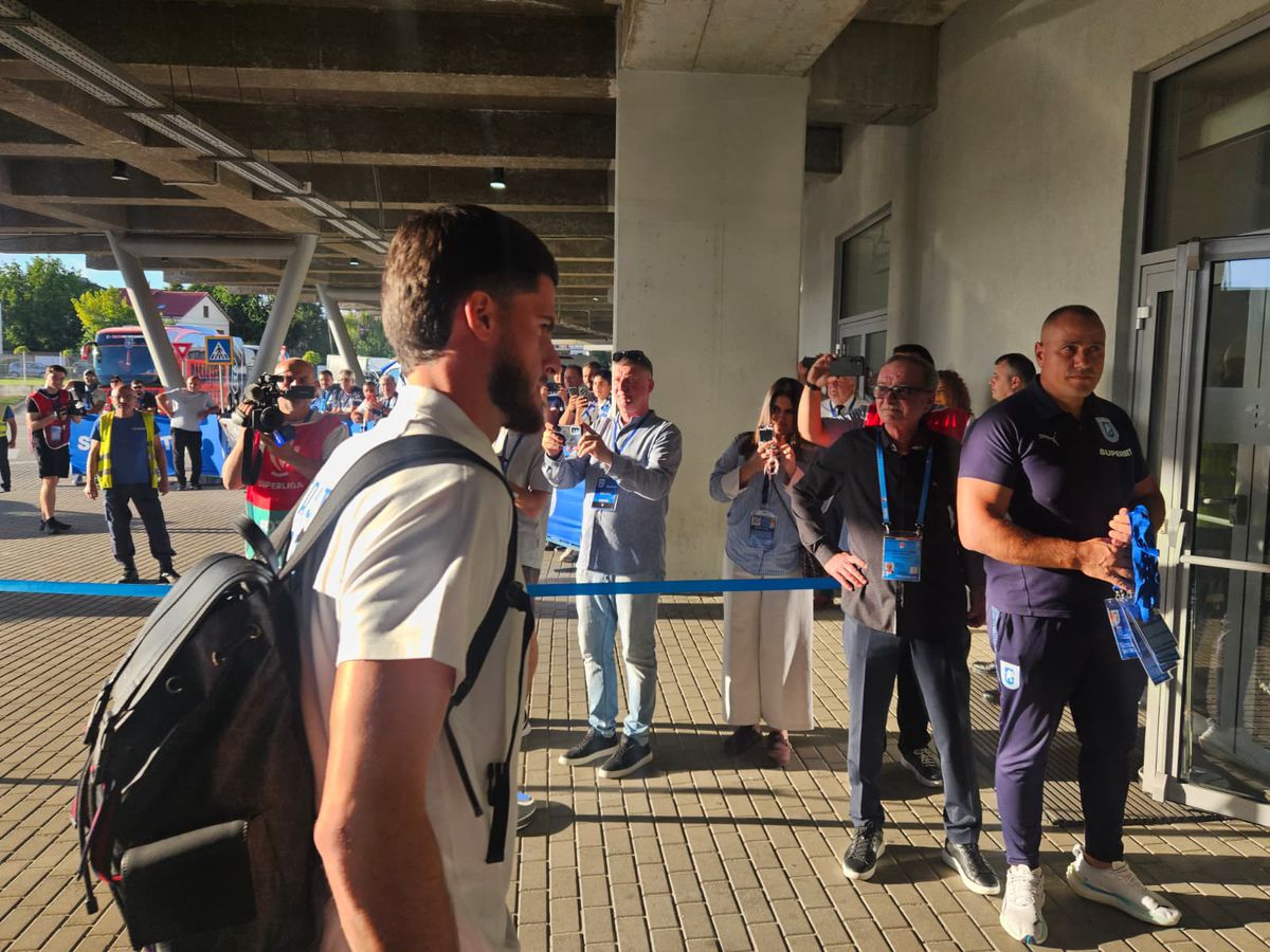 Universitatea Craiova - Bașakșehir, imagini înainte de partidă