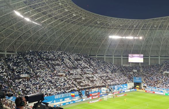 „F**k UEFA!” » Scenografie ȘOCANTĂ în Peluza Nord, la Craiova - Istanbul Bașakșehir. De unde furia oltenilor