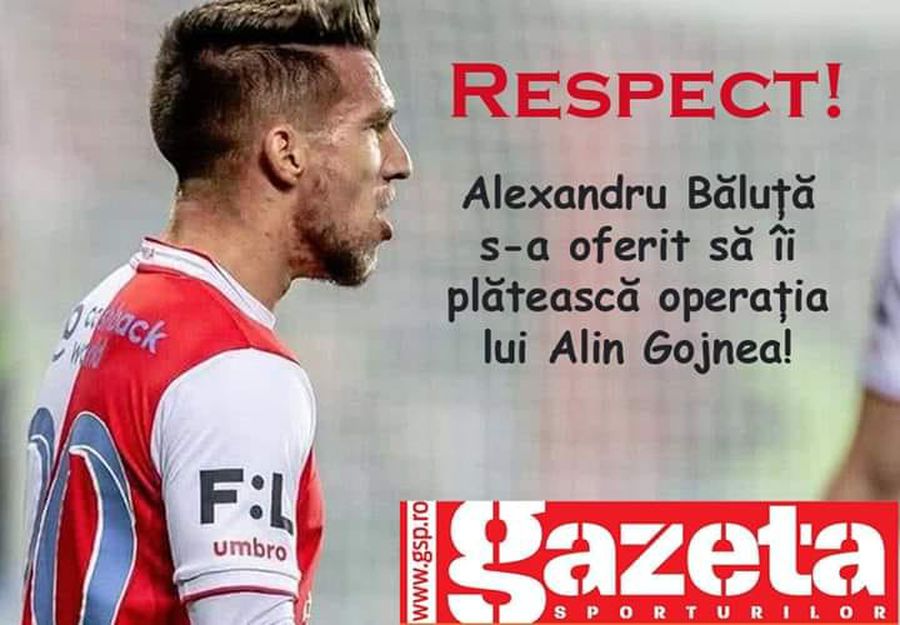 Alin Gojnea, fotbalistul care și-a spus povestea la GSP Live, a fost operat în urma implicării lui Alex Băluță: „Voi lupta pentru a ajunge sus”